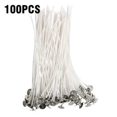 용품 소이 램프 캔들 DIY 순면 PC 짠 코어 100 심지 가정용 양초 무연 파티 등유 왁스 만들기, 8CM, 1개