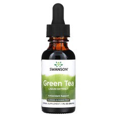 스완슨 그린티 액상 익스트렉트 무알콜 무설탕 29.6ml, 2개, 29.574ml