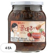 담터 꿀대추차, 770g, 4개, 1개입