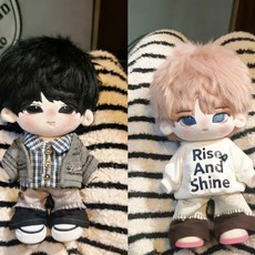 곰돌이옷 20cm 솜인형옷 인형옷 솜깅이, 뼈 없는 20cm, 벌거벗은아기두쌍(옷없이찍은모습)