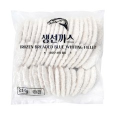 빙채 생선까스, 1개, 2.5kg