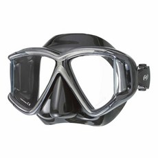 台灣品牌Problue矽膠四面鏡 MS-413B 水肺潛水面鏡 廣闊視野 舒適貼合 潛水裝備, 透明藍