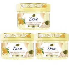 도브 도브 바디스크럽 금목서 본체 298g 각질 케어 블랙헤드 느낌 바디케어, 3개