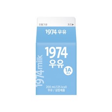 남양 1974 우유, 8개, 200ml