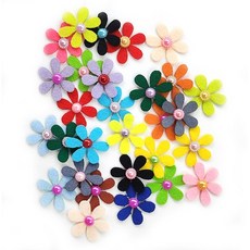 (디머스)게시판 환경꾸미기 펠트 큐빅 6꽃잎(소3cm 100개입)