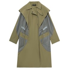 키코코스타디노브 컬러 블록 코트