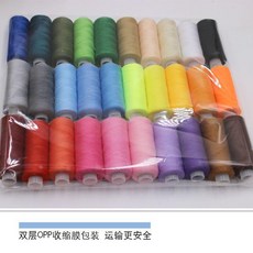 家用縫紉機線 手縫線 30色可選 彩色縫衣線, 1個, 30色