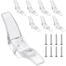 8 PCS 창문 블라인드 코드 홀더 그늘 스트링 와인더 나사가 달린