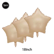 캐러멜/초콜릿/크림 번호 풍선 스타 하트 헬륨 공 어린이 성인 소녀 결혼 기념일 파티 장식, 01 As shown, 13 3Pcs