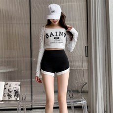 바이크쇼츠 3부 레깅스 여성요가복 애슬레저룩 여름팬츠 필라테스레깅스