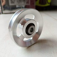 헬스 도르레 랫풀다운 와이어 베어링 풀리 홈짐 도르래, 알루미늄 휠 (지름 90mm), 1개, 1g