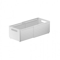 DUGNMARKT 루미나D 정리함 수납함 공간활용 슬림 주방 신축가능 대형 2p, 1개, 선택_화이트 대형 2p