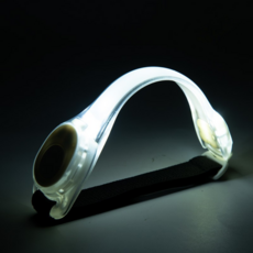 안전밴드 LED 러닝 암밴드 반사밴드 야간 자전거 안전용품, 1개, 화이트