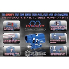 TTI CAPA 5.1 TDC HOP座 INFINITY 7075 CNC HOP UP 馬牌, 1個, 藍色