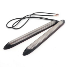 락모터스 차량용 2way 무빙 데이라이트 4가지 사이즈 안개등 전조등 보조등 LED 라이트 튜닝 주간 주행등 후미등 브레이크등, 15.5cm(1P), 1개, H1