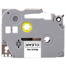 Brother TZE-131 透明底黑字 12mmx8m 相容護貝標籤帶 防水耐磨