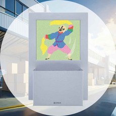 데코샌드디로 연필꽂이DIY 906탈 유아입체퍼즐 연필꽂이조립 책상정리함 종이접기DIY 볼펜꽂이만들기 캐릭터연필꽂이