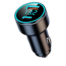 車載充電器 雙孔快充 PD+USB QC3.0 電壓監測, 雙孔超級快充