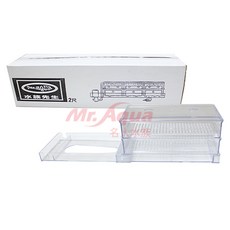 水族先生 MR.AQUA 三層式滴流槽 適用於2尺 3尺 4尺 5尺 6尺魚缸 上部過濾槽, 1個