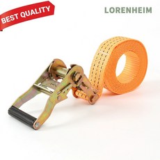 로렌하임 [운송 필수템] 라쳇바 스트랩 4M 폭38mm (27자) 화물운송도구