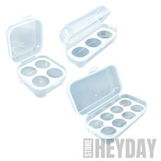 휴대용 계란 트레이 계란운반케이스, 8구, 투명-8구, 1개