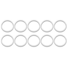 MUQZI 10개 체인링 볼트 스페이서 자전거 1mm 2mm 자전거 체인휠 나사 켓 와셔, [02] Thick 2MM, 1개