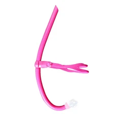 실리콘 스노클 호흡 튜브 수영 다이빙 훈련 장비, 레드