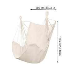 야외 실내 정원 의자 걸이 해먹 의자 디럭스 스윙 정원 가구 베개 달린 걸이식 로프 의자 파티오 베란다 장, 02 1