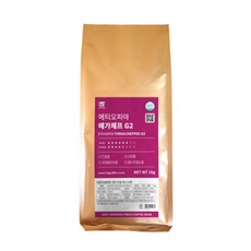 일킬로커피 싱글오리진 에티오피아 예가체프 지투 원두, 홀빈(분쇄안함), 1kg, 1개