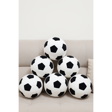 쏠라상사 축구공 쿠션 축구공인형 실내공 스펀지 탱탱볼 소프트볼 층간소음없는 실내놀이, 화이트 축구공 쿠션