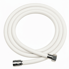 하우스팡 실리콘 꼬임방지 물때방지 샤워호스, 화이트, 2m