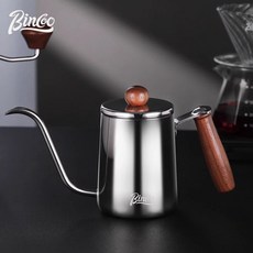 Bincoo 手沖咖啡壺 長嘴細口不銹鋼注水沖泡器具, 松林綠-600ml