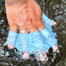 온코 손가락 손숏핀 물갈퀴 장갑 수영장갑 오리손 개구리손 L