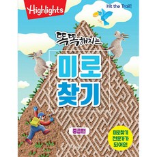 Highlights 똑똑해지는 미로찾기 세트 (추천도서) -기초 + 초급 + 중급 + 고급 편, 아라미키즈, 상세내용 참조