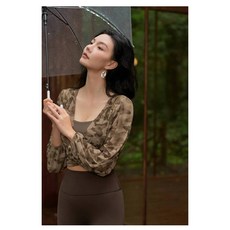 QUEEN YOGA 瑜伽長袖運動外搭罩衫（無胸墊款）- 時尚透氣舒適，瑜珈健身休閒皆宜