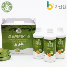 알로에팜 알로에타임 유기농 알로에겔 1050ml, 1.05L, 3개