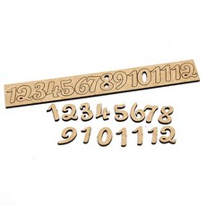 mdf 시계숫자 2 5cm D-01-072, 1개
