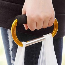 스폰지 손잡이 비너 캠핑비너 비너고리 캐러비너 알루미늄카라비너 텐트비너 텐트카라비너 해먹고리, 1개, 상세페이지 참조