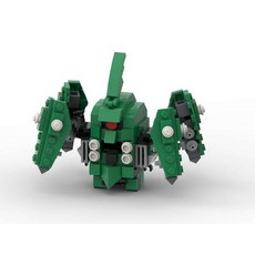 기동전사 건담 블럭 SD RX-78-2 유니콘 Z건담 조립 호환 빌딩 블록, 1개, B_크샤트리아