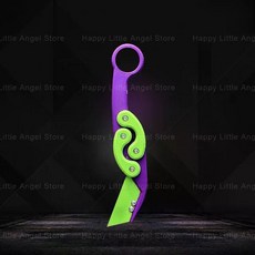 3D프린팅 플라스틱 칼 나이프 손잡이 당근 쿠나이 가짜, 1PC-D1, 1개