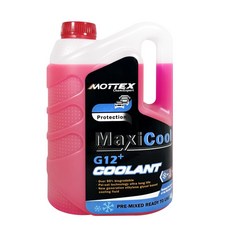MOTTEX MaxiCool G12+ 水箱冷卻液 長效保護 環保配方 預混即用, 1個, 4L