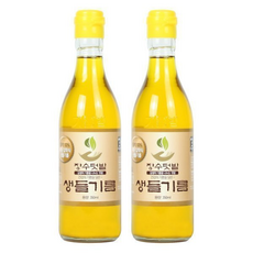 장수텃밭 아침에 한숟갈 건강 생들기름 세트, 1개, 350ml