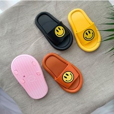 유아동 실내 실외 슬리퍼 PVC 아동용 스마일 신발 bes+36336sp