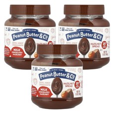 Peanut Butter & Co 밀크 초콜릿 헤이즐넛 스프레드 369g 1개, 3개