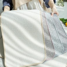 욕실 입구 매트 화장실 안방 침실 세면대 바닥 발닦개, 1개, 몽땅 누아쥬 사각 발매트 (대 80x50 베이지)