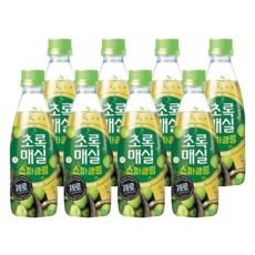 웅진 초록매실 스파클링 제로 3, 350ml, 8개