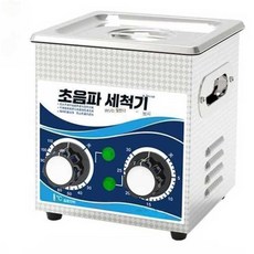 산업용 초음파 세척기 녹 오일 클리너 고주파 세척기, GD0102 기계식 가열 2L/ 60W