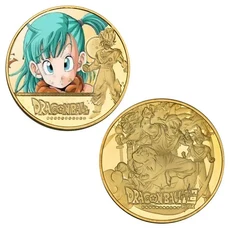 드래곤 볼 금도금 금화 손오공 베지터 기념 동전 클래식 애니메이션 주변기기 컬렉션 장난감 기념품, [06] B4