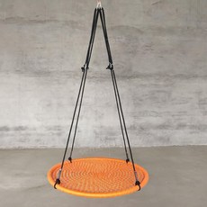 원형그네 감통그네 행잉 실내 100cm 120cm 야외용, 12. 주황 직경 120cm