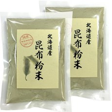 100% 국산 다시마 분말 100g×2봉 세트 홋카이도산 무첨가 논카페인 스가모의